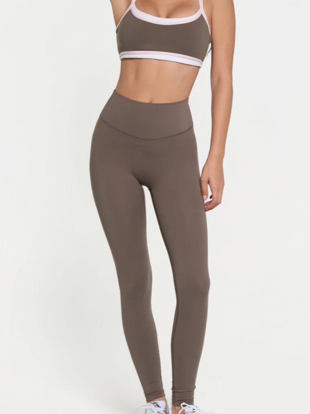 Form by Sami Clark High Waist Leggings Walnut Full Length S NWOT